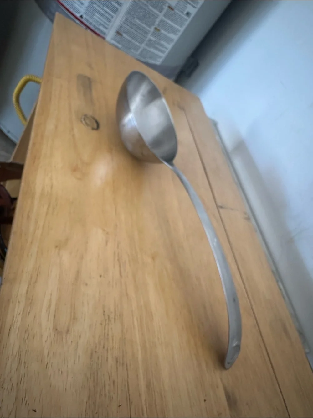 Stainless Steel Serving Ladle - Silver